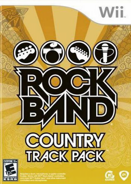 Rock Band Track Pack: Country cover art for Nintendo Wii (Wii) video game