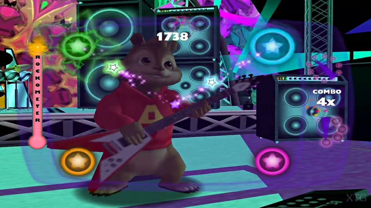 Alvin and the Chipmunks PS2 platformer video game gameplay