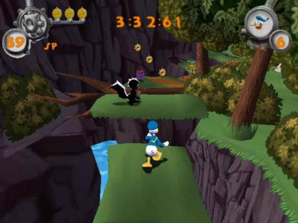 Disney Donald Duck: Goin' Quackers! gameplay for GameCube (GC) platformer action-adventure video game
