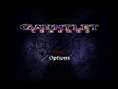 Gauntlet Legends Sega Dreamcast retro video game action RPG title screen