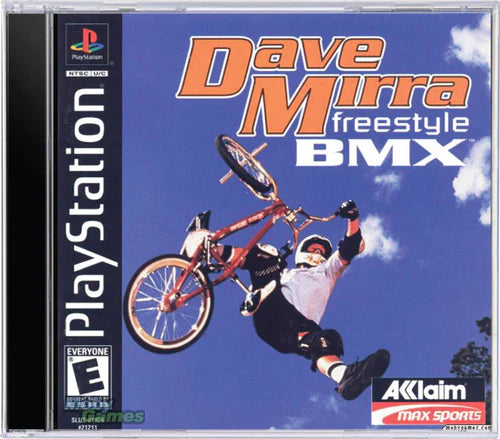 Dave Mirra: Freestyle BMX cover art for PlayStation 1 (PS1) video game
