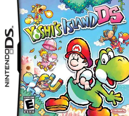 Yoshi's Island DS cover art for Nintendo DS (DS) platformer video game
