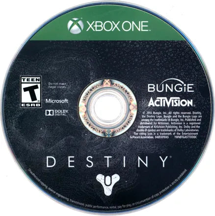 Destiny: Taken King [Legendary Edition] disc art for Xbox One (XONE) video game