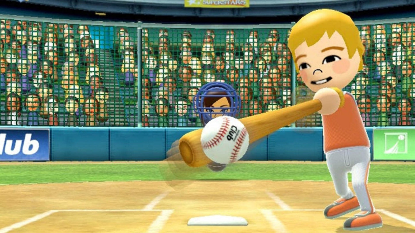 Wii Sports Club Nintendo Wii U Wii U for sports video game fans featuring tennis bowling golf baseball and other classic activities motion controls Wii U GamePad gameplay multiplayer competition online features realistic sports mechanics and family friendly gaming entertainment collectible gaming appeal gameplay