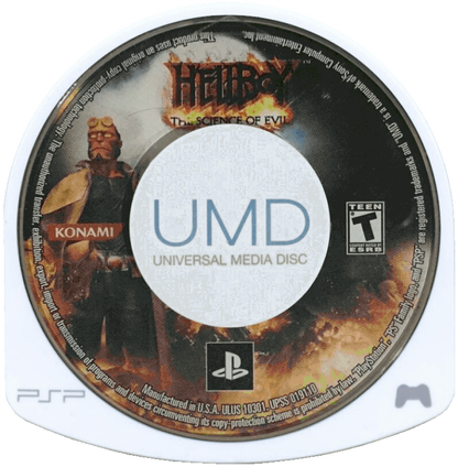 Hellboy: Science of Evil disc for PlayStation Portable (PSP) third-person action video game