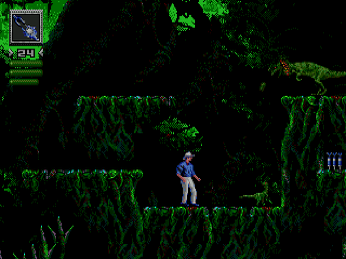 Jurassic Park gameplay for Sega Genesis (GEN) video game