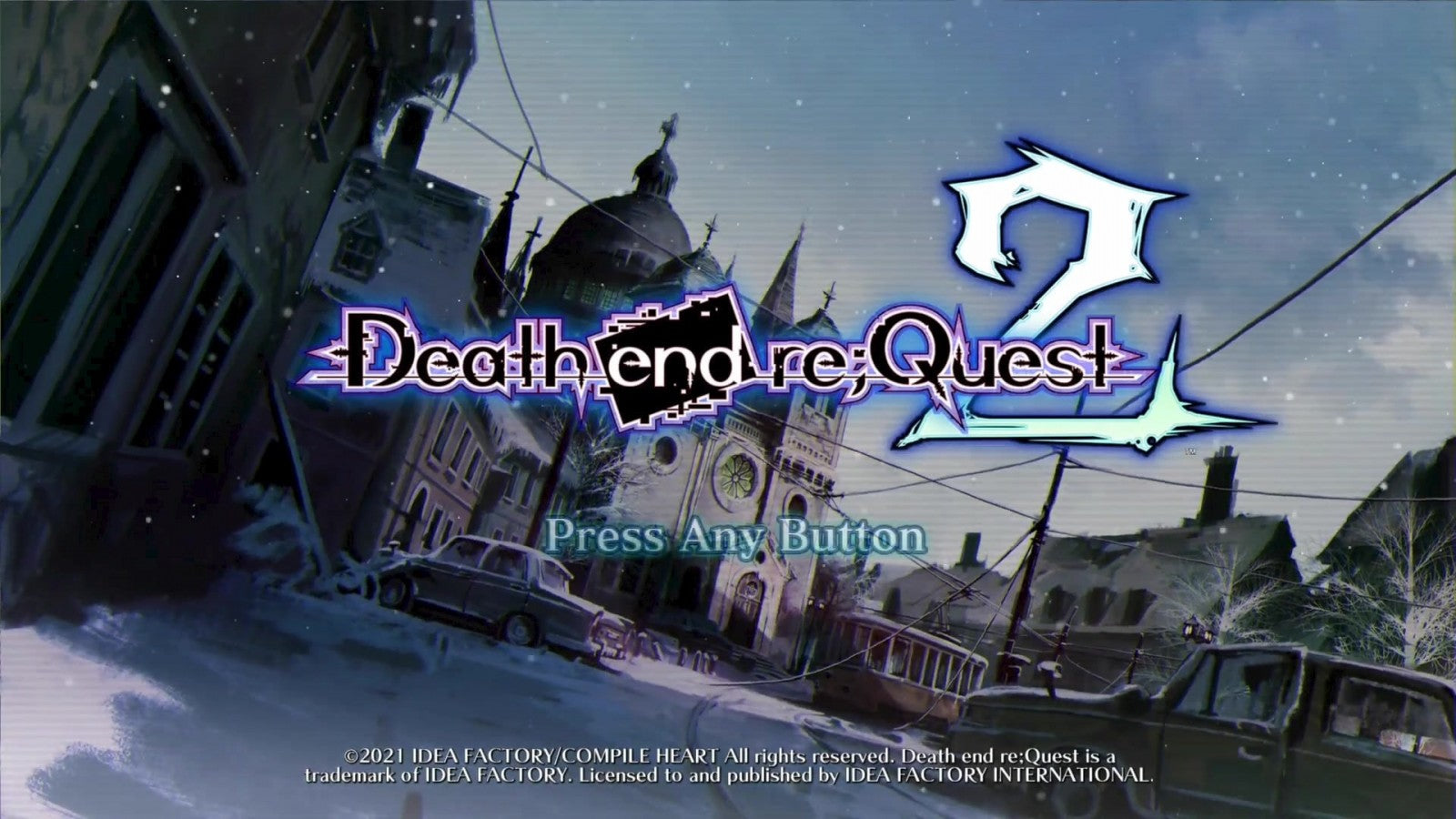 Death End Re;Quest 2 titlepage for Nintendo Switch (NS) video game