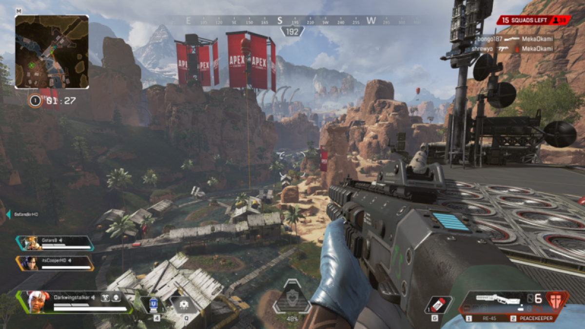 Apex Legends Lifeline Edition PlayStation 4 game featuring battle royale action and exclusive Lifeline cosmetic content no code included screenshot