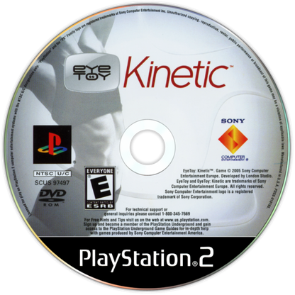 EyeToy: Kinetic disc for PlayStation 2 (PS2) motion-controlled fitness training video game