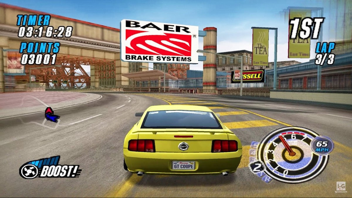 Ford vs Chevy PS2 Sony PlayStation 2 racing game drag racing muscle cars Ford Chevrolet rivalry car customization street racing competition automotive racing gameplay retro gaming PlayStation 2 software video game title gameplay
