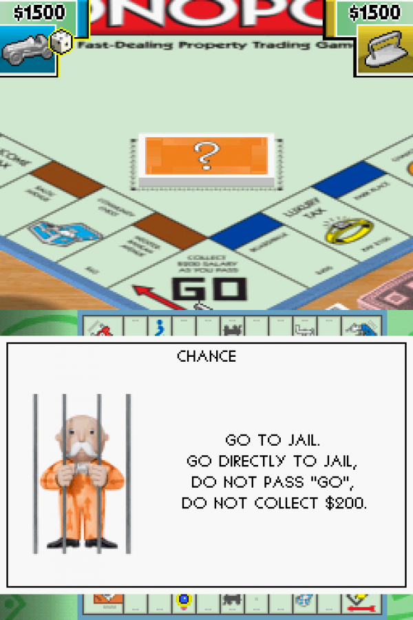 Monopoly gameplay for Nintendo DS (DS) classic board game video game