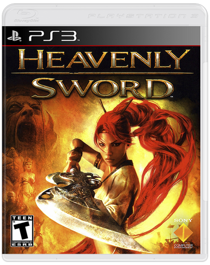 Heavenly Sword cover art for PlayStation 3 (PS3) video game