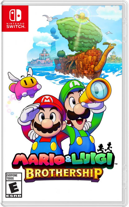 Mario and Luigi Brothership cover art for Nintendo Switch RPG video game