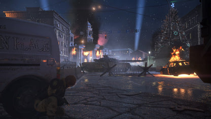 Left Alive Day One Edition retro PlayStation 4 video game Left Alive survival action shooter stealth combat mech warfare sci fi adventure console title PlayStation 4 release gameplay