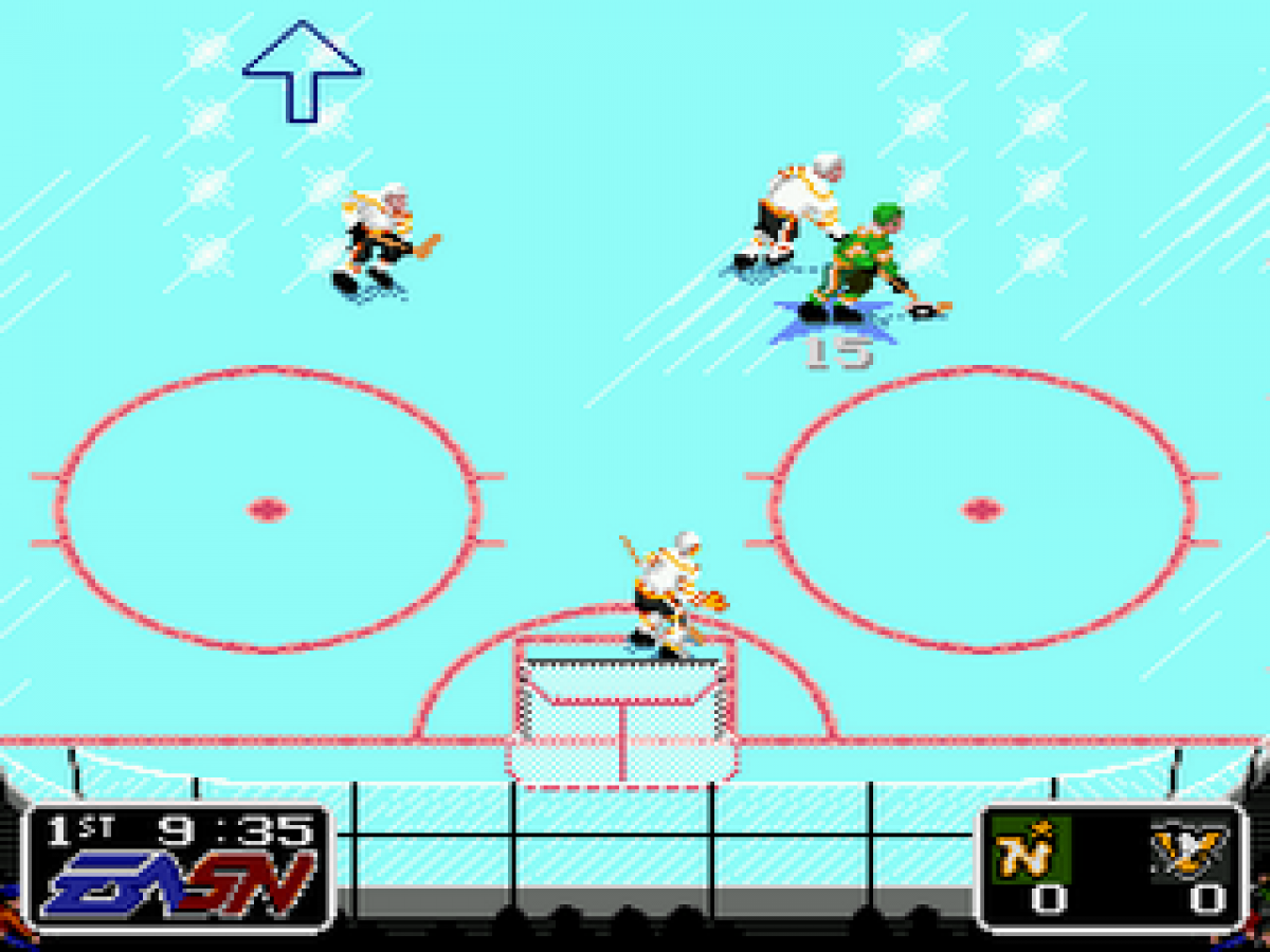 NHL Hockey gameplay for Sega Genesis (GEN) video game
