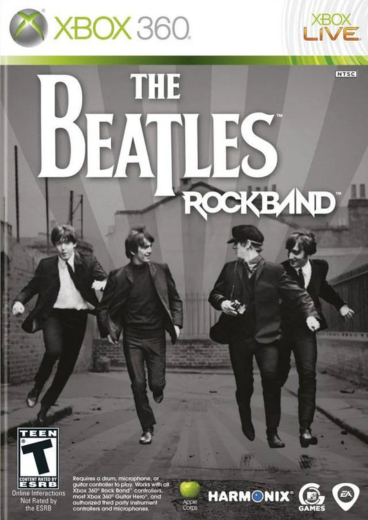 The Beatles: Rock Band cover art for Xbox 360 (X360) video game