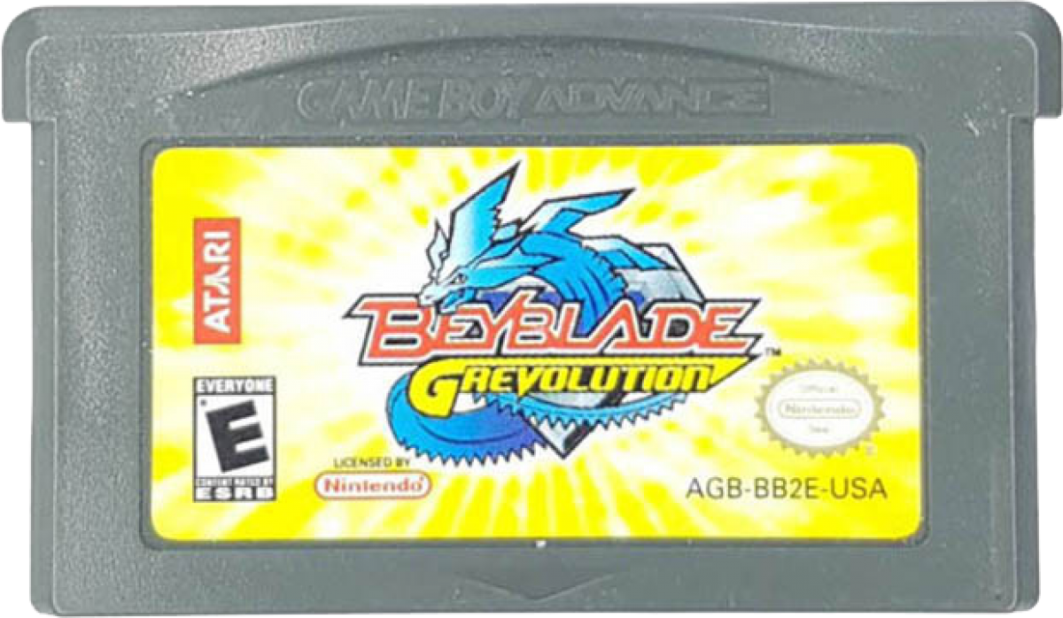 Beyblade G-Revolution Game Boy Advance GBA for action strategy video game fans featuring Beyblade battles spinning top customization special attacks tournament gameplay anime inspired characters competitive challenges and portable Nintendo GBA gaming collectible appeal game cartridge