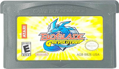 Beyblade G-Revolution Game Boy Advance GBA for action strategy video game fans featuring Beyblade battles spinning top customization special attacks tournament gameplay anime inspired characters competitive challenges and portable Nintendo GBA gaming collectible appeal game cartridge