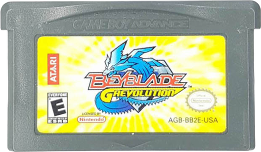 Beyblade G-Revolution Game Boy Advance GBA for action strategy video game fans featuring Beyblade battles spinning top customization special attacks tournament gameplay anime inspired characters competitive challenges and portable Nintendo GBA gaming collectible appeal game cartridge