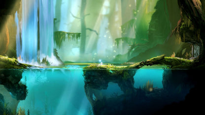 Ori and the Blind Forest Definitive Edition Nintendo Switch action-platformer Metroidvania game beautiful forest visuals spirit guardian Ori gameplay