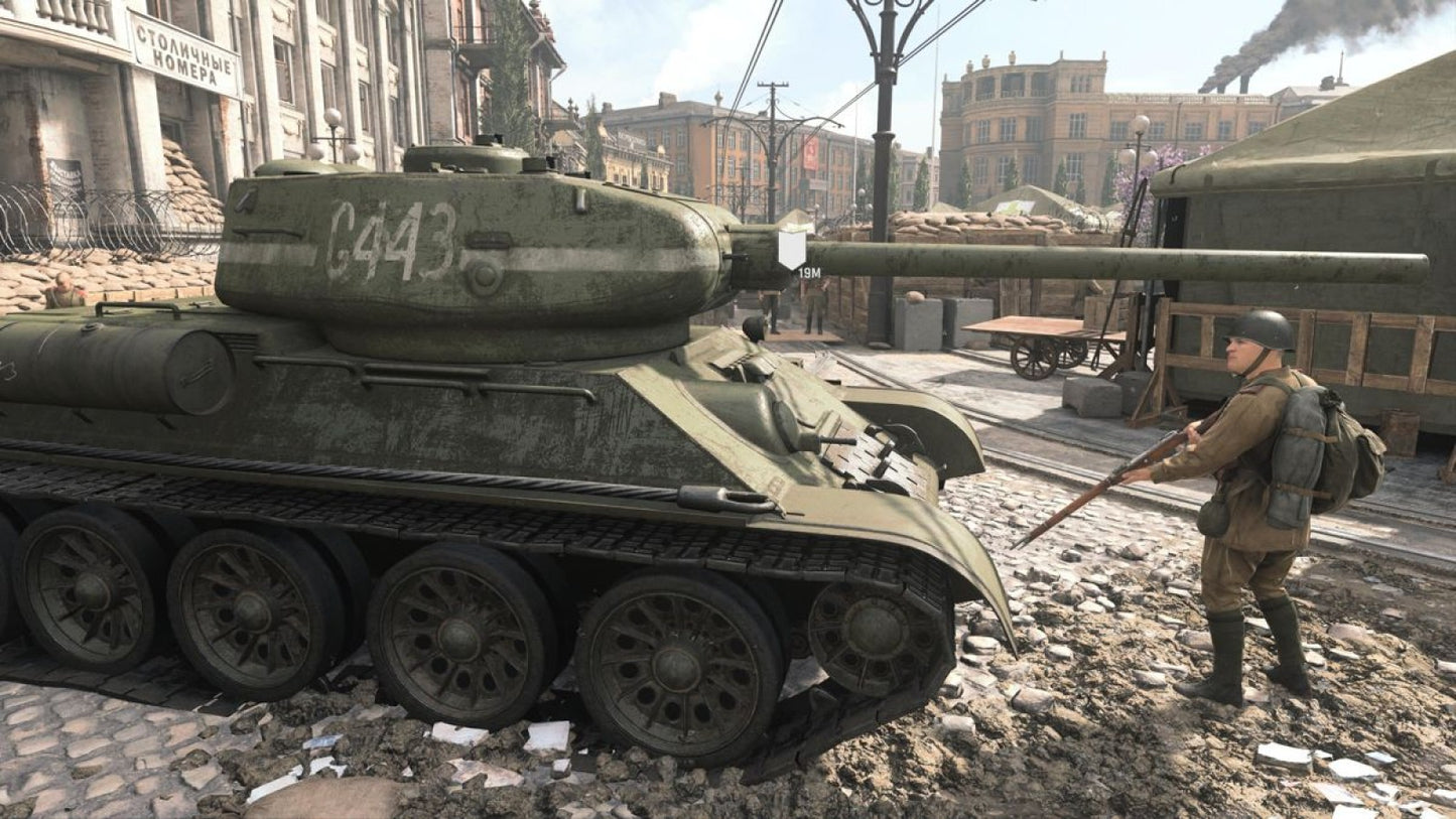 Call of Duty: Vanguard gameplay for PlayStation 5 (PS5) first-person shooter video game