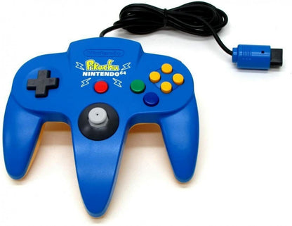 Front view of Nintendo 64 Pikachu Edition Controller JP gaming accessory