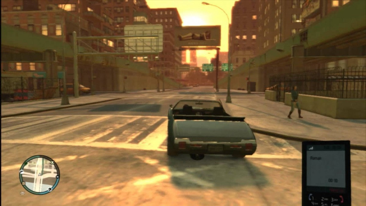 Grand Theft Auto IV PlayStation 3 PS3 video game, open-world action adventure, crime-driven storyline, sandbox gameplay, console title gameplay screenshot