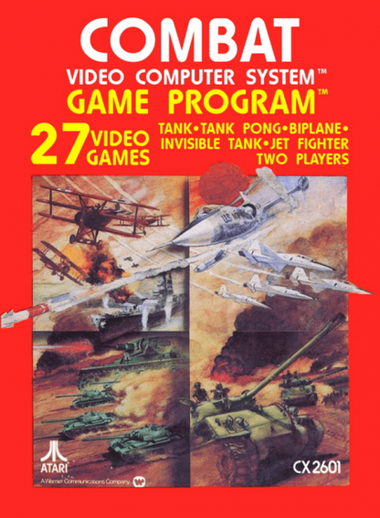 Combat cover art for Atari 2600 video game