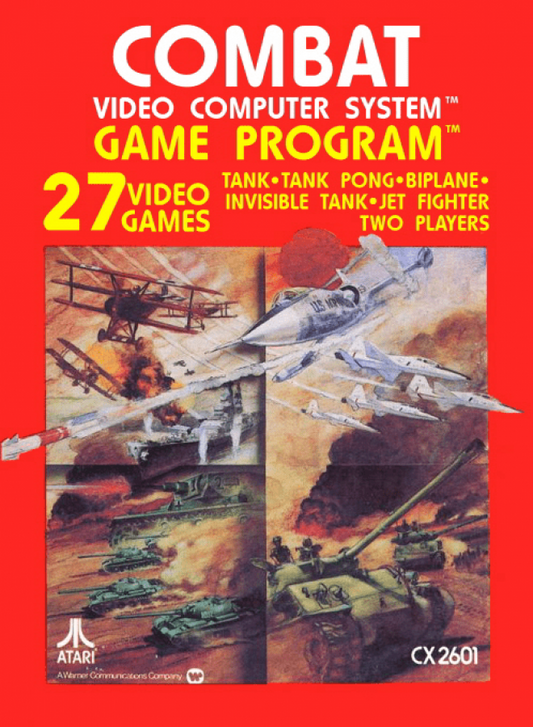 Combat cover art for Atari 2600 video game