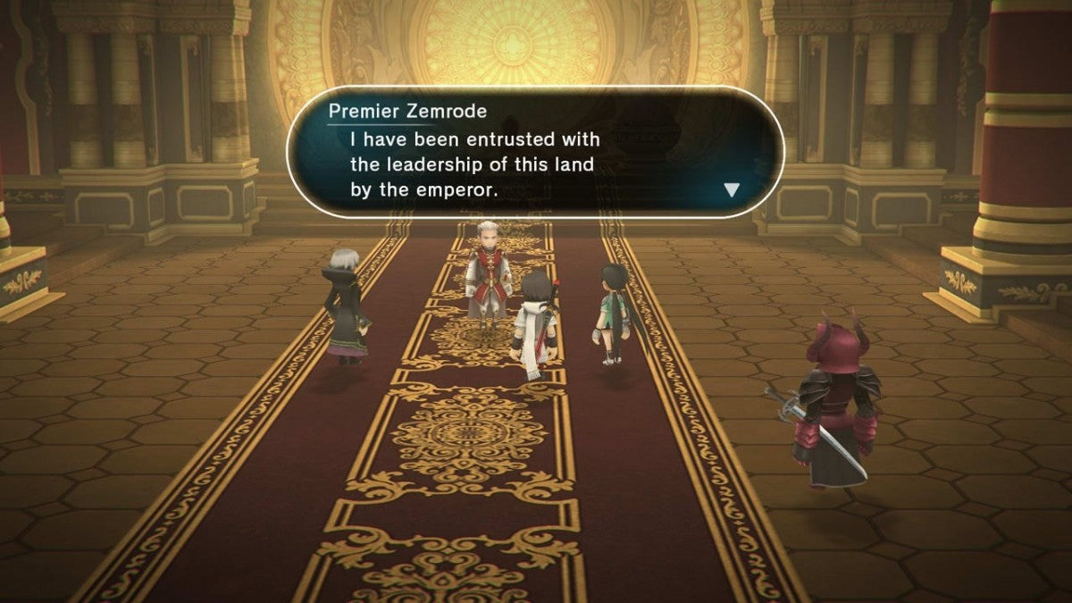 Lost Sphear PAL Import gameplay image for Nintendo Switch JRPG video game