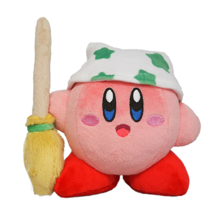 Kirby 5-inch cleaning plush accessory for dusting monitors keyboards electronics Nintendo character design