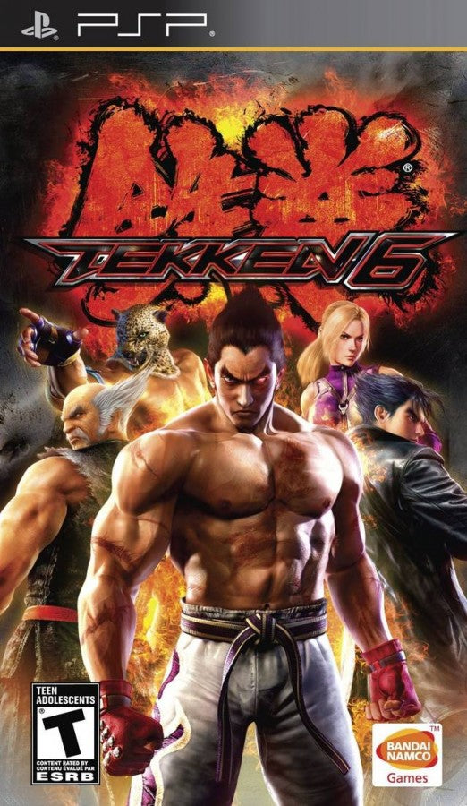Tekken 6 cover art for PlayStation Portable (PSP) video game