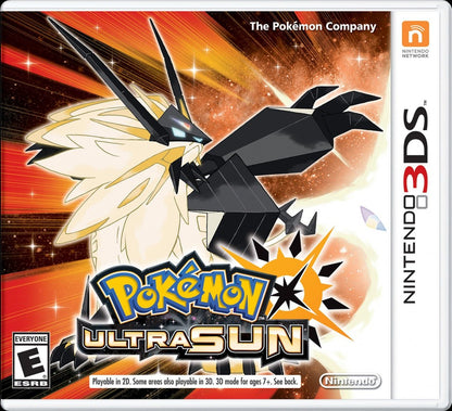 Pokemon: Ultra Sun cover art for Nintendo 3DS (3DS) video game