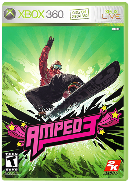 Amped 3 cover art for Xbox 360 (X360) video game