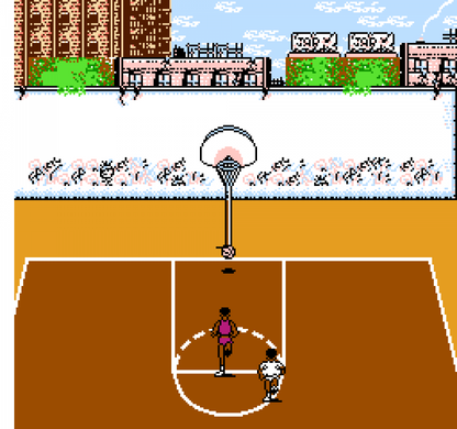 Hoops gameplay image for Nintendo Entertainment System (NES) retro video game