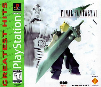 Final Fantasy VII [Greatest Hits] cover art for PlayStation 1 (PS1) video game