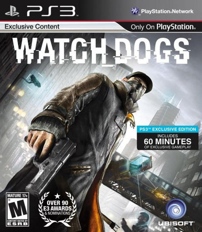 Watch Dogs cover art for PlayStation 3 (PS3) video game