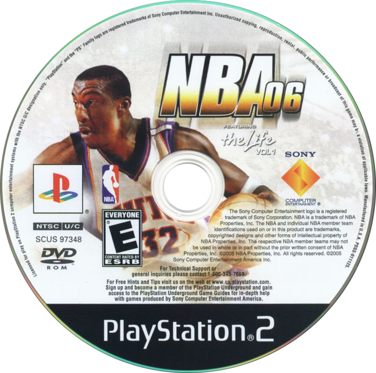 NBA 06 retro PlayStation 2 video game NBA 06 basketball sports simulation realistic gameplay NBA teams competitive multiplayer franchise mode console title PlayStation 2 release disc