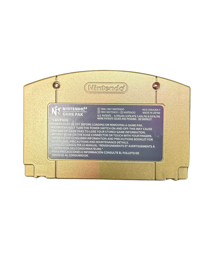 The Legend of Zelda Ocarina of Time Collector's Edition Nintendo 64 N64 for action adventure video game fans featuring epic fantasy exploration real time sword combat challenging dungeons memorable puzzles iconic Zelda storyline time travel gameplay classic Nintendo adventure collectible gaming appeal back of cartridge