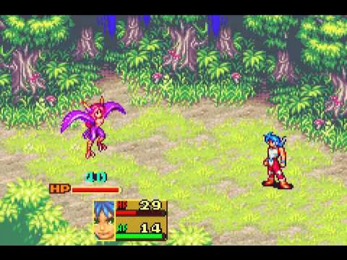 Breath of Fire II cartridge for the Game Boy Advance featuring classic turn based RPG gameplay with character fusion mechanics party based combat and a story driven fantasy adventure with enhanced translation and content gameplay