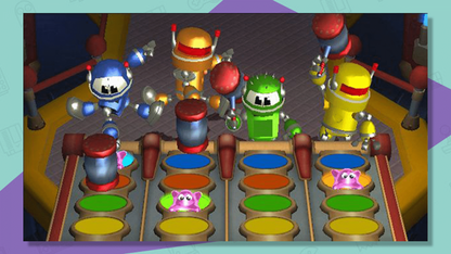 Buzz! Junior: Robo Jam for PlayStation 2 with fun-filled party mini-games and robot-themed challenges gameplay