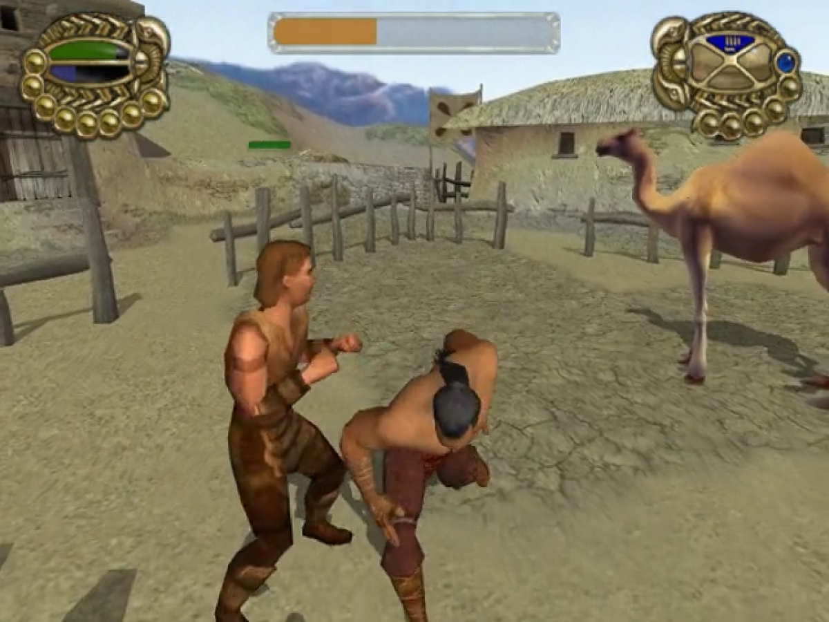 The Scorpion King: Rise of the Akkadian gameplay for Nintendo GameCube (GC) action adventure video game