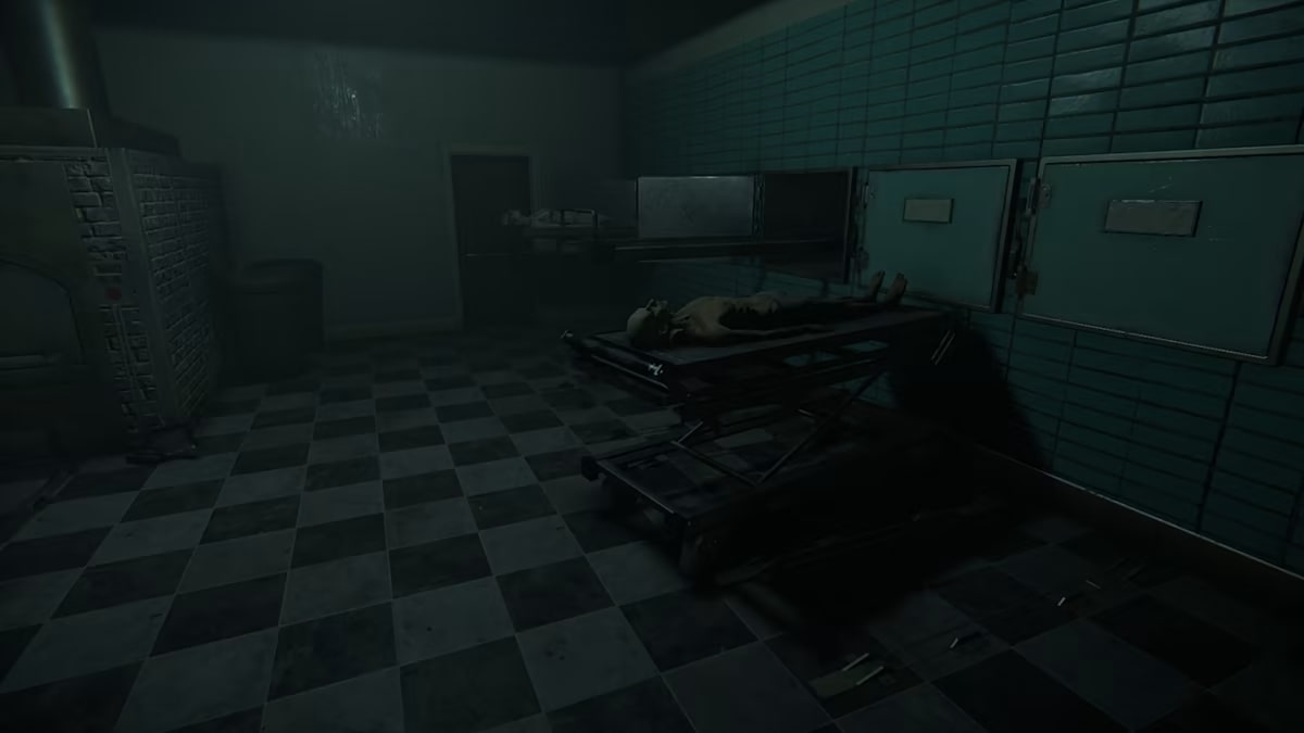 The Mortuary Assistant PAL Import Nintendo Switch NS video game featuring first person survival horror gameplay mortuary embalming tasks paranormal investigations supernatural entities demonic hauntings disturbing discoveries occult rituals atmospheric environments psychological horror jump scares and multiple story outcomes PAL region import edition Nintendo Switch horror gaming retro video game collection collectible gaming appeal gameplay