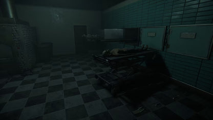 The Mortuary Assistant PAL Import Nintendo Switch NS video game featuring first person survival horror gameplay mortuary embalming tasks paranormal investigations supernatural entities demonic hauntings disturbing discoveries occult rituals atmospheric environments psychological horror jump scares and multiple story outcomes PAL region import edition Nintendo Switch horror gaming retro video game collection collectible gaming appeal gameplay