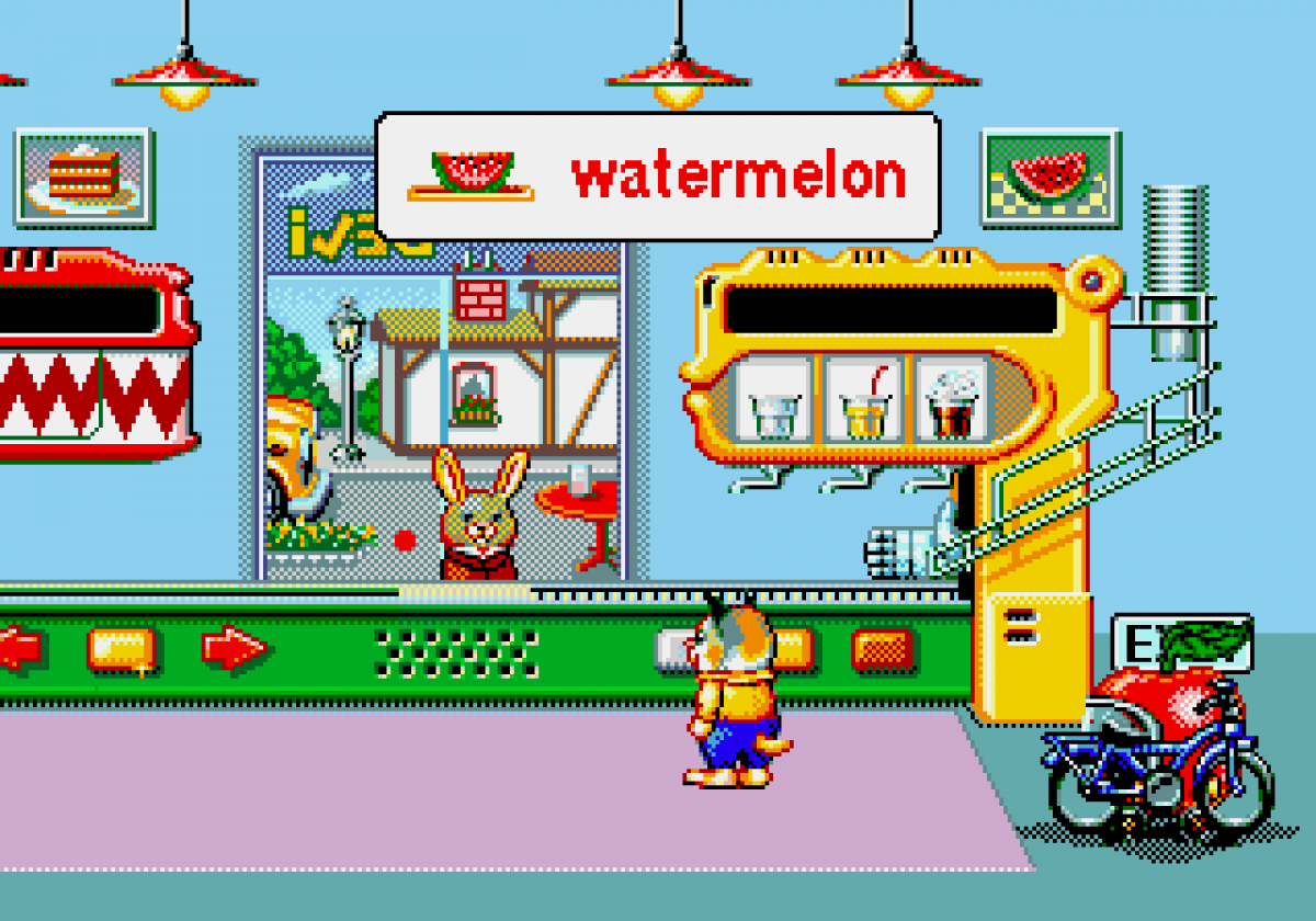 Richard Scarrys BusyTown retro Sega Genesis video game featuring educational gameplay, cartoon adventure action, family friendly activities and classic Genesis entertainment - gameplay