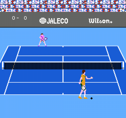 Racket Attack gameplay image for Nintendo Entertainment System (NES) retro video game