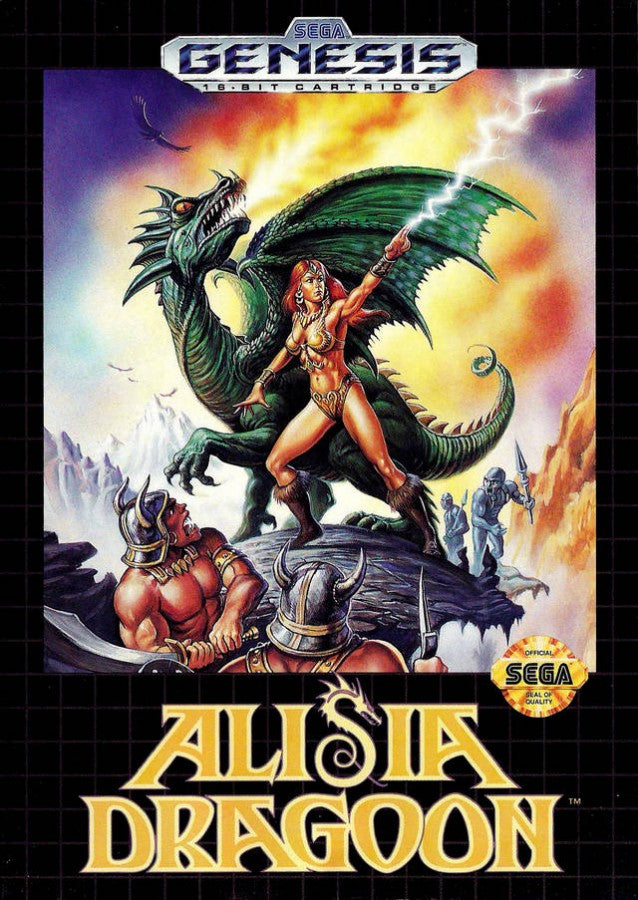 Alisia Dragoon cover art for Sega Genesis (GEN) video game