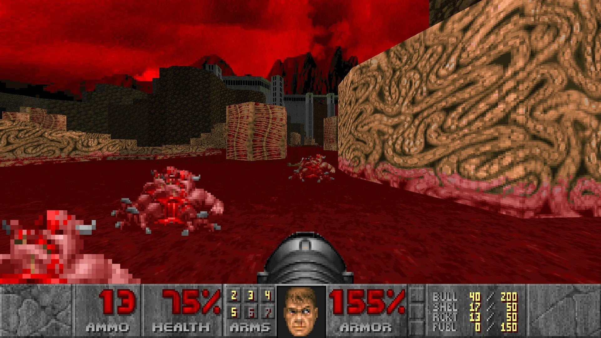 DOOM The Classics Collection for Nintendo Switch featuring classic first person shooter action with multiple iconic DOOM titles included gameplay