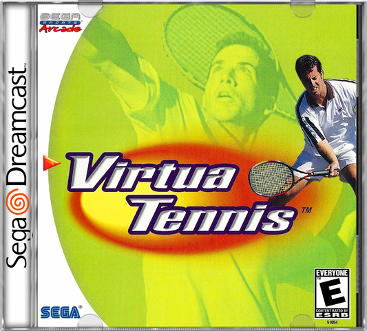 Virtua Tennis cover art for Sega Dreamcast (DC) video game