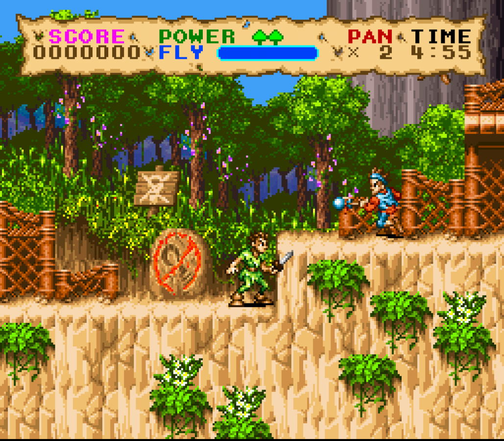 Hook gameplay image for Super Nintendo Entertainment System (SNES) retro video game 